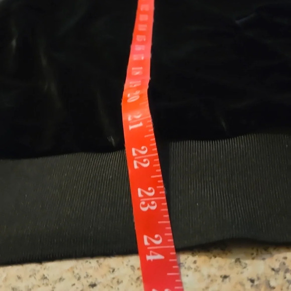 Boutique Black Velour Jacket with Zipper Long Sleeves Womens Size 3X - Picture 7 of 8